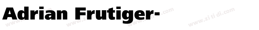 Adrian Frutiger字体转换